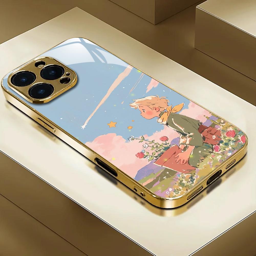 Apple Iphone 16 - INS Spiegel-Rosen-Kleiner-Prinz-Handyhülle für iPhone 17 AIR