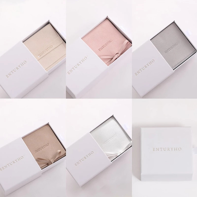 Velvet Jewelry Box - Benutzerdefinierte Logo-Verpackungsbeutel, bedruckte Schubladenbox aus Pappe