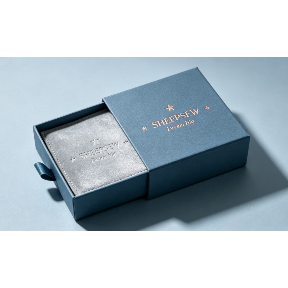 Velvet Jewelry Box - 50 Stück 9*9*3,5cm Robuste Anpassbare Schmuckbox