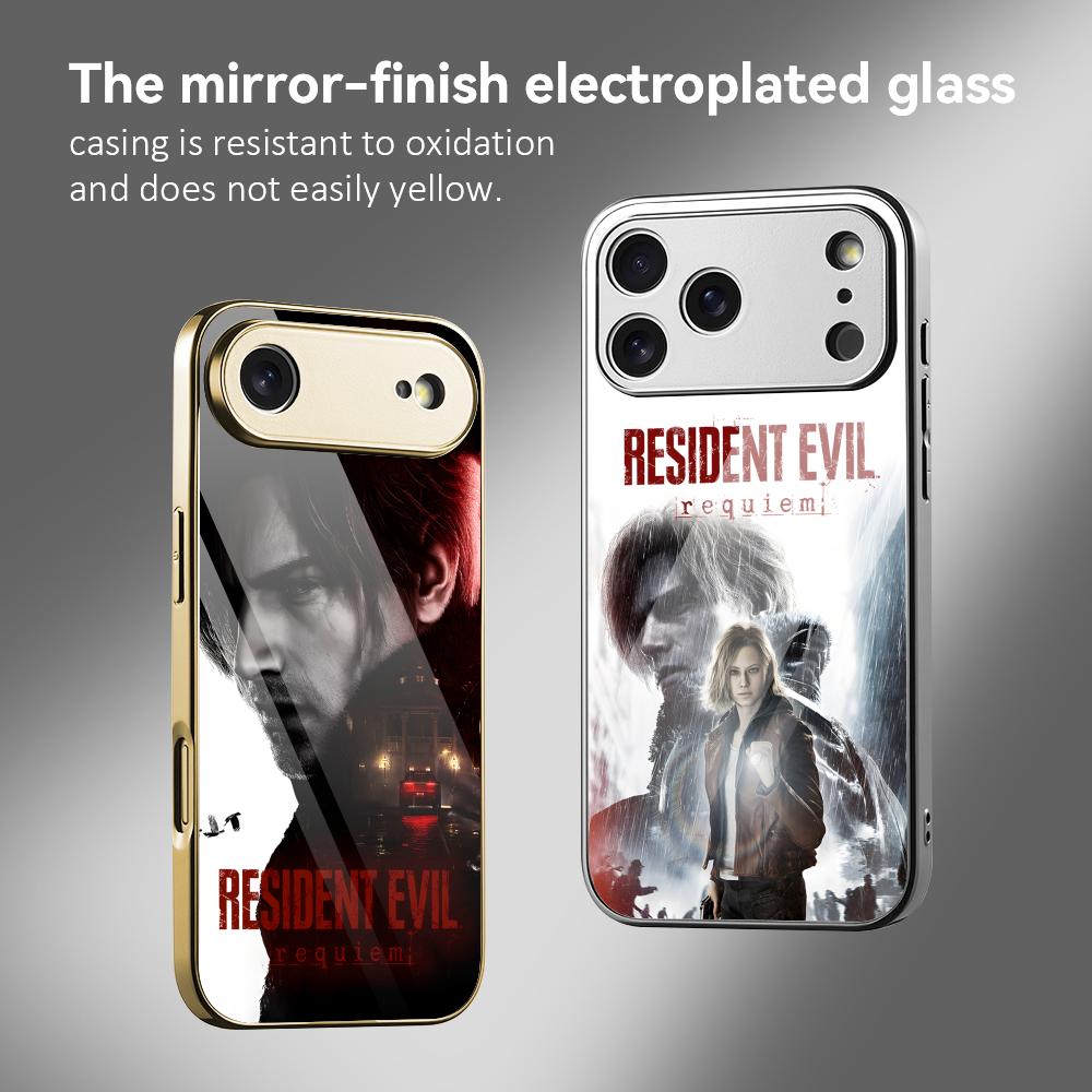 Apple Iphone 16 - Game R-Resident Evil 9 Handyhülle Galvanisierter