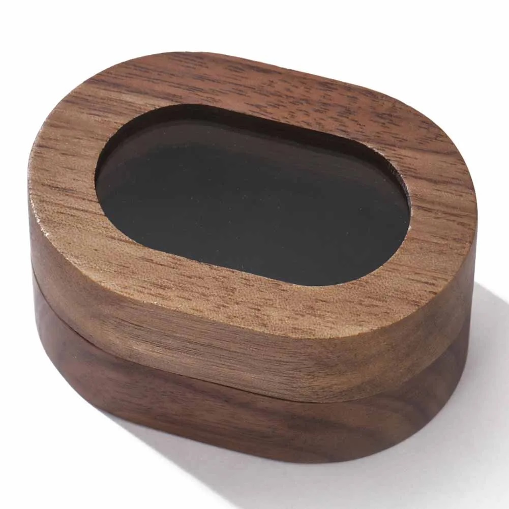 Velvet Jewelry Box - Schwarze Geschenkbox für Schmuck, Samtbeutel für