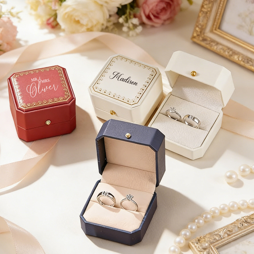 Personalisierte Kunstleder-Rin – Velvet Jewelry Box Bewertung und Preis