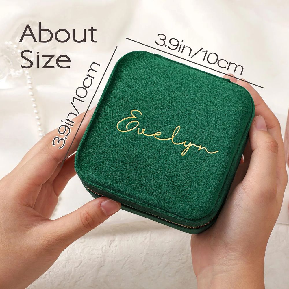 Personalisierte Schmuckschatul – Velvet Jewelry Box Bewertung und Preis
