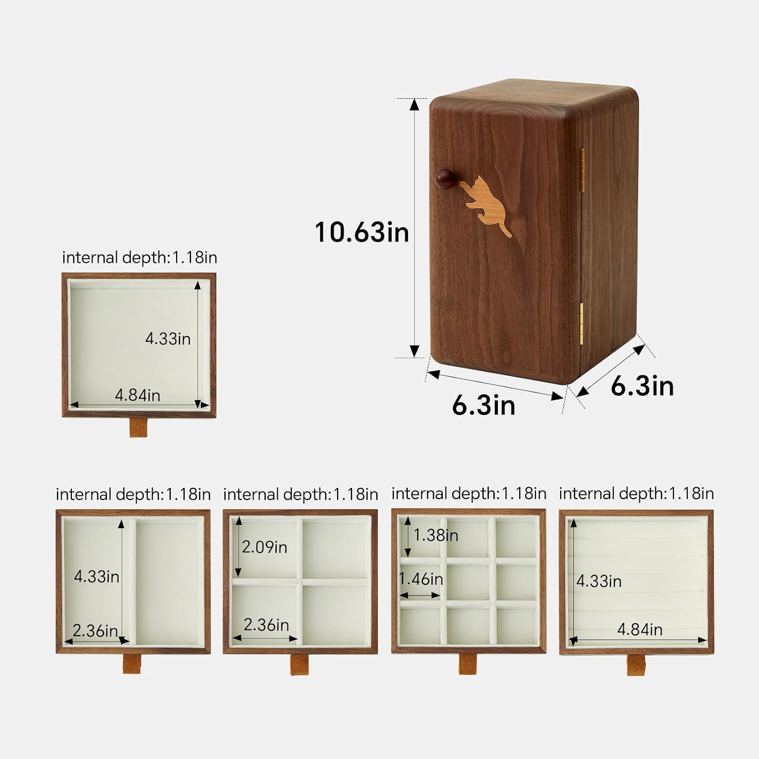 Schmuckschatulle aus Massivhol – Velvet Jewelry Box Bewertung und Preis