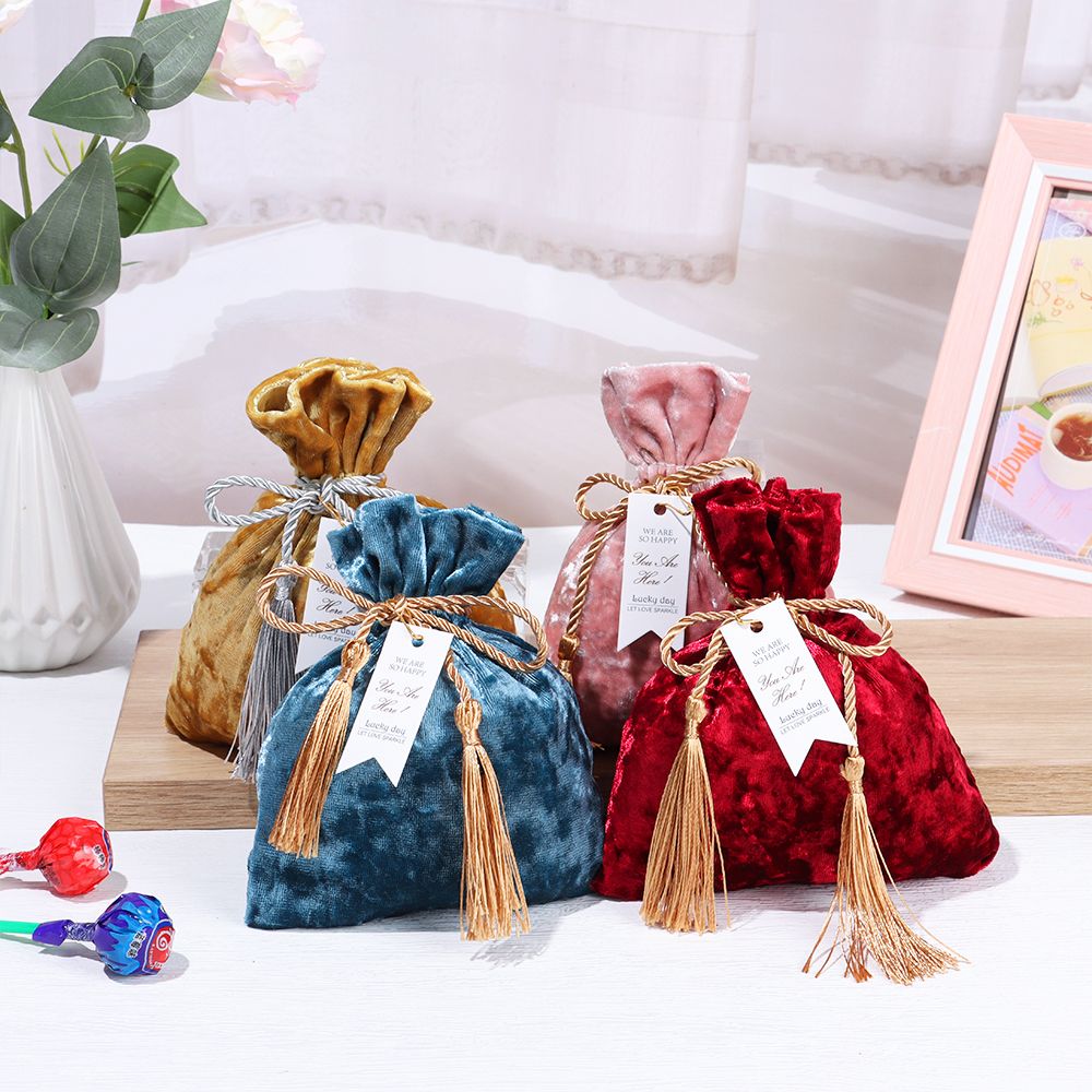 Samt Tuch Kordel Quaste Tasche – Velvet Jewelry Box Bewertung und Preis
