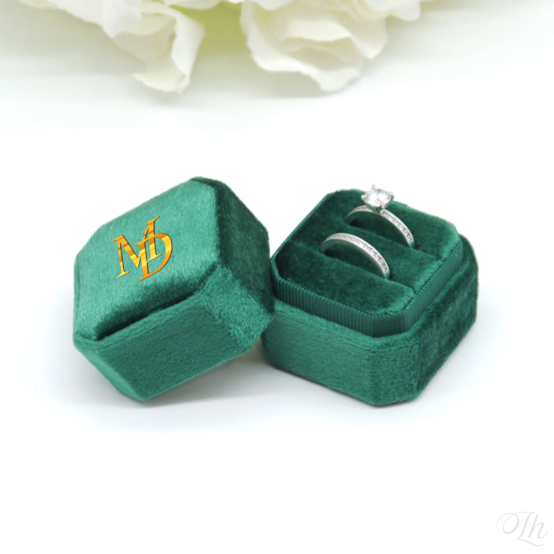 Personalisierte Ehering-Box, q – Velvet Jewelry Box Bewertung und Preis