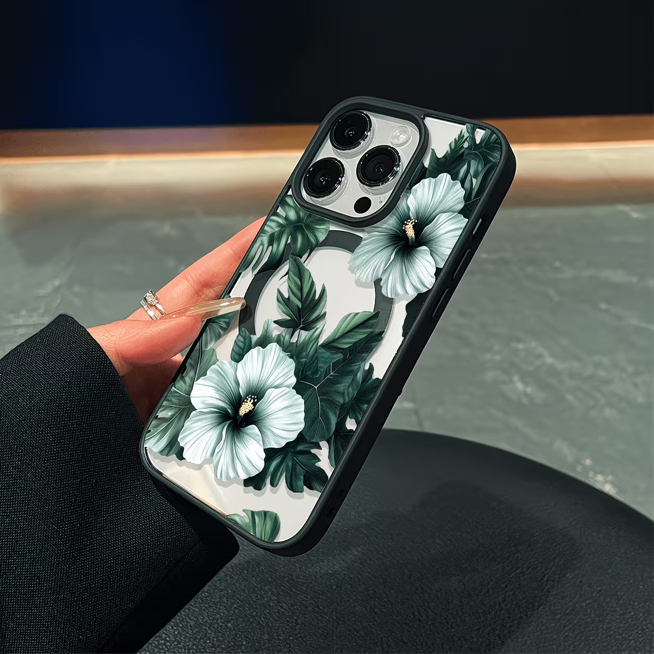 Grüne Blumenmuster Handyhülle  – Apple Iphone 16 Bewertung und Preis